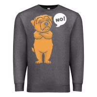 Charcoal Heather norfolk terrier t  shirt stubborn norfolk terrier t  shirt Premium Sweatshirt - linhVisuals