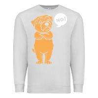 Dove Grey norfolk terrier t  shirt stubborn norfolk terrier t  shirt Premium Sweatshirt - linhVisuals