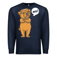 Navy norfolk terrier t  shirt stubborn norfolk terrier t  shirt Premium Sweatshirt - linhVisuals