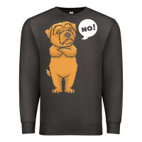 Smoke norfolk terrier t  shirt stubborn norfolk terrier t  shirt Premium Sweatshirt - linhVisuals