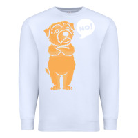 White norfolk terrier t  shirt stubborn norfolk terrier t  shirt Premium Sweatshirt - linhVisuals