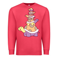 Cardinal cute turtle stack Premium Sweatshirt - linhVisuals