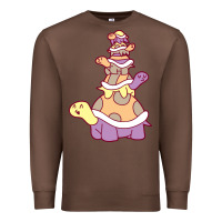 Chestnut cute turtle stack Premium Sweatshirt - linhVisuals