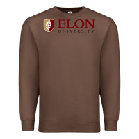 Chestnut ELON UNIVERSITY Premium Sweatshirt - linhVisuals