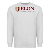 Dove Grey ELON UNIVERSITY Premium Sweatshirt - linhVisuals