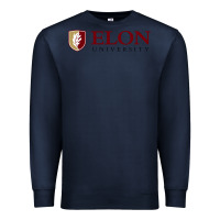 Navy ELON UNIVERSITY Premium Sweatshirt - linhVisuals