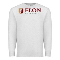 Oatmeal Heather ELON UNIVERSITY Premium Sweatshirt - linhVisuals