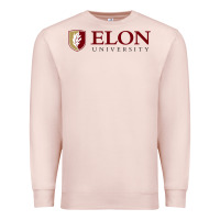 Pale Pink ELON UNIVERSITY Premium Sweatshirt - linhVisuals