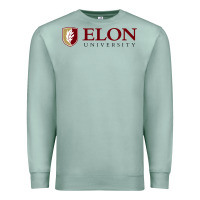 Seafoam ELON UNIVERSITY Premium Sweatshirt - linhVisuals