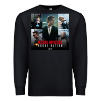 Black Mission Impossible Premium Sweatshirt - linhVisuals