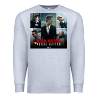 Heather Grey Mission Impossible Premium Sweatshirt - linhVisuals