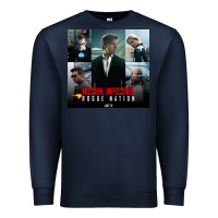 Navy Mission Impossible Premium Sweatshirt - linhVisuals