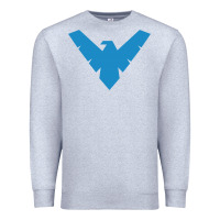 Heather Grey nightwing Premium Sweatshirt - linhVisuals