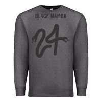Charcoal Heather #black #mamba #24 Premium Sweatshirt - linhVisuals