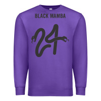 Purple #black #mamba #24 Premium Sweatshirt - linhVisuals