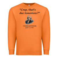 Carrot funny thomas jefferson usa history teacher student gift t shirt Premium Sweatshirt - linhVisuals
