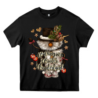 Black walking in a winter wonderland Heavy Core Tee - CowGirlArtShop