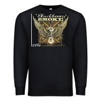 Black Blackberry Smoke Premium Sweatshirt - linhVisuals