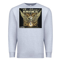 Heather Grey Blackberry Smoke Premium Sweatshirt - linhVisuals