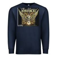 Navy Blackberry Smoke Premium Sweatshirt - linhVisuals