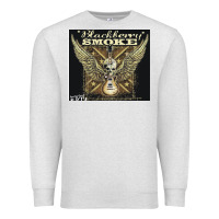 Oatmeal Heather Blackberry Smoke Premium Sweatshirt - linhVisuals