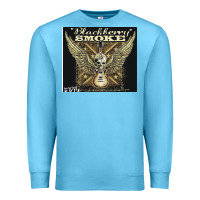 Ocean Blue Blackberry Smoke Premium Sweatshirt - linhVisuals