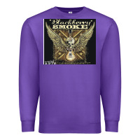 Purple Blackberry Smoke Premium Sweatshirt - linhVisuals