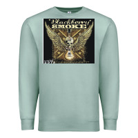 Seafoam Blackberry Smoke Premium Sweatshirt - linhVisuals