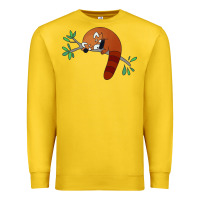 Lemon red panda sleeping Premium Sweatshirt - linhVisuals