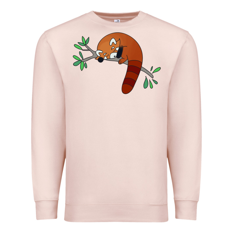 Red Panda Sleeping Premium Sweatshirt by linhVisuals | Teevron