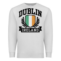 Dove Grey dublin ireland Premium Sweatshirt - linhVisuals