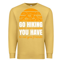 Antique Gold hiking t  shirt go hiking Premium Sweatshirt - linhVisuals