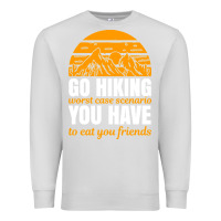 Dove Grey hiking t  shirt go hiking Premium Sweatshirt - linhVisuals