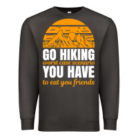 Smoke hiking t  shirt go hiking Premium Sweatshirt - linhVisuals