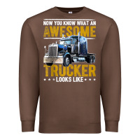 Chestnut awesome trucker big rig semi trailer truck driver gift men tank top Premium Sweatshirt - linhVisuals