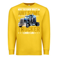 Lemon awesome trucker big rig semi trailer truck driver gift men tank top Premium Sweatshirt - linhVisuals