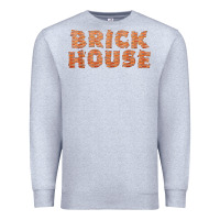 Heather Grey brick house funny t shirt Premium Sweatshirt - linhVisuals