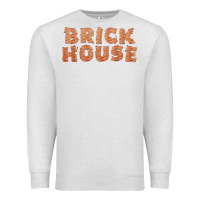 Oatmeal Heather brick house funny t shirt Premium Sweatshirt - linhVisuals