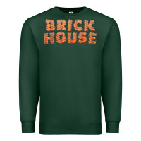 Sports Green brick house funny t shirt Premium Sweatshirt - linhVisuals