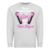 Dove Grey barber shirts for women   funny hairdresser barber t shirt Premium Sweatshirt - linhVisuals