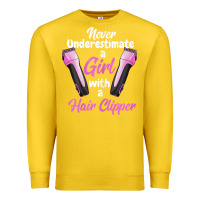 Lemon barber shirts for women   funny hairdresser barber t shirt Premium Sweatshirt - linhVisuals