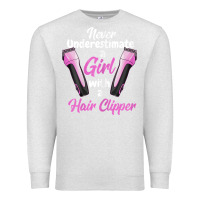 Oatmeal Heather barber shirts for women   funny hairdresser barber t shirt Premium Sweatshirt - linhVisuals