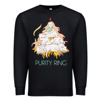 Black purity ring müsïc Premium Sweatshirt - linhVisuals