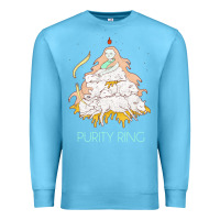 Ocean Blue purity ring müsïc Premium Sweatshirt - linhVisuals