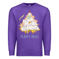 Purple purity ring müsïc Premium Sweatshirt - linhVisuals