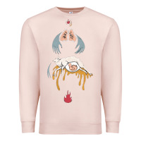 Pale Pink purity ring müsïc Premium Sweatshirt - linhVisuals