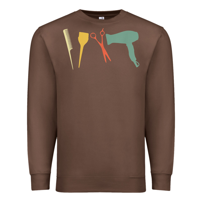 Barber Vintage Hairdresser Hairstylist Cosmetologist T Shirt Premium Sweatshirt by linhVisuals | Teevron