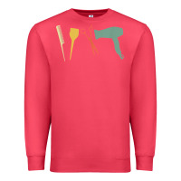 Cardinal barber vintage hairdresser hairstylist cosmetologist t shirt Premium Sweatshirt - linhVisuals