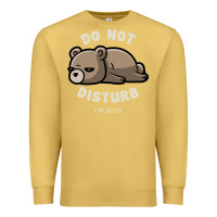 Antique Gold do not disturb i'm busy funny lazy gift Premium Sweatshirt - linhVisuals