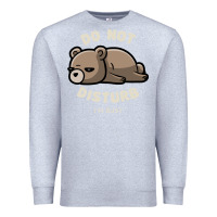Heather Grey do not disturb i'm busy funny lazy gift Premium Sweatshirt - linhVisuals